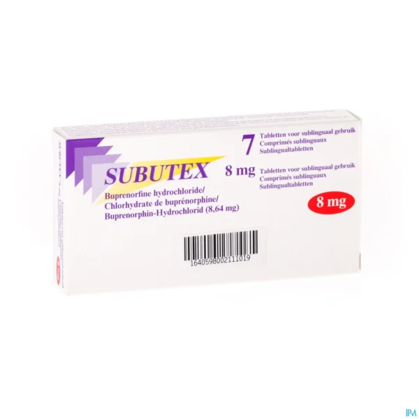 Subutex Tablet 7 x 8 mg